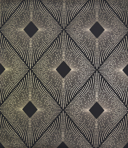 NW3593 Harlowe Black/Gold Wallpaper