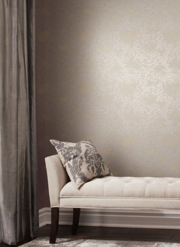 NW3593 Harlowe Black/Gold Wallpaper