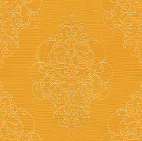 Ornamental 51 Yellow Fabric