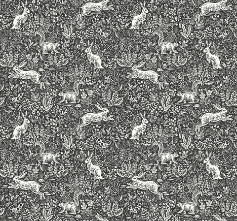 RI5105 Black/White Fable Wallpaper
