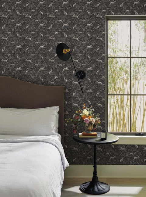 RI5105 Black/White Fable Wallpaper