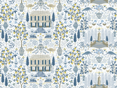 RI5108 Indigo Camont Wallpaper