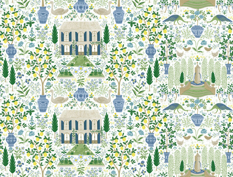 RI5109 Blue/Green Camont Wallpaper