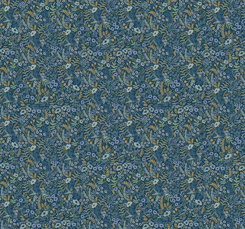 RI5126 Indigo Tapestry Wallpaper