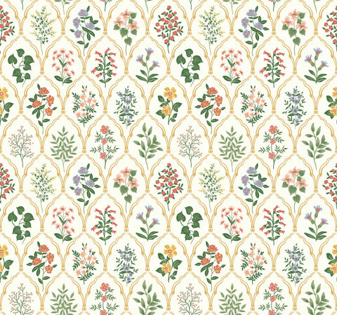RI5130 Cream Hawthorne Wallpaper
