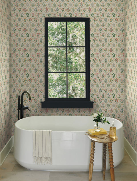 RI5130 Cream Hawthorne Wallpaper