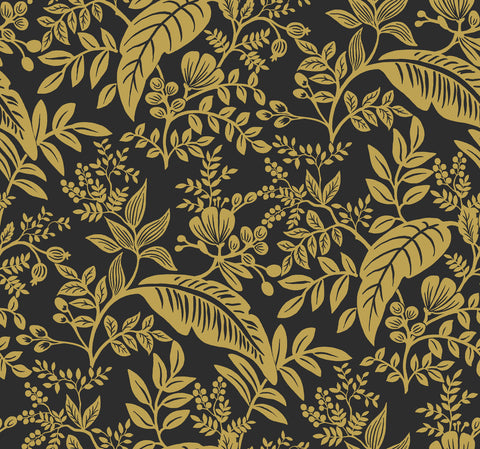 RI5139 Gold/Black Canopy Wallpaper