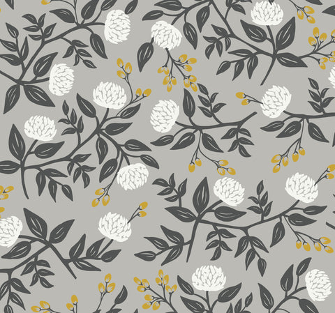 RI5152 Gray Peonies Wallpaper