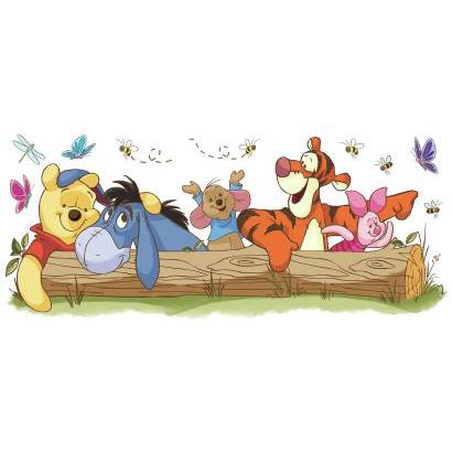 Murals Pooh & Friends Outdoor Fun Giant Wall Decal Mural