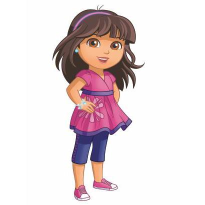 Murals Dora and Friends Giant Wall Decals w/ Gems Mural