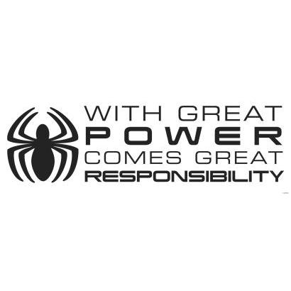 Murals Spider-Man Quote Wall Decals Mural