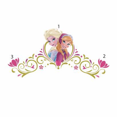 Murals Frozen SpringTime Custom Headboard Giant Wall Decals w/ Personalization Mural