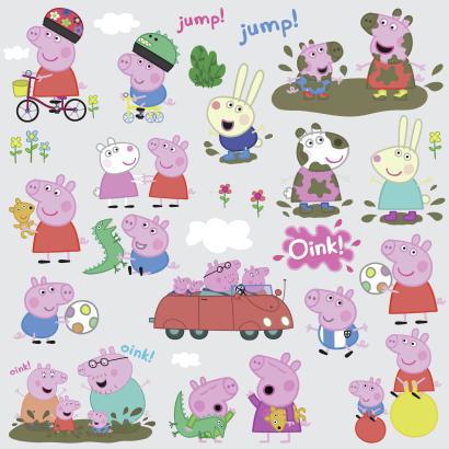 Murals Peppa Pig Wall Decals Mural