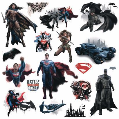 Murals Batman v Superman Peel and Stick Wall Decals Mural