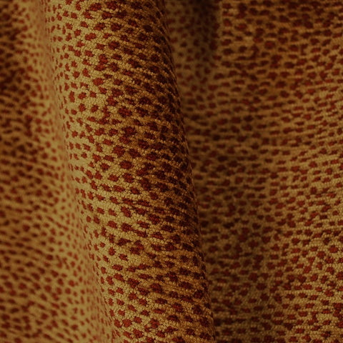 Siamese Terra/Spice Cheetah Upholstery Fabric