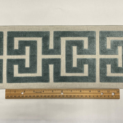 Skyrise Teal 7 inch Velvet Europatex Tape Trim