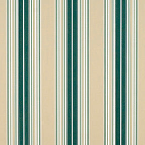 Sunbr 46" 4932 Forest Green/Beige/Nat Fancy Stripe Fabric