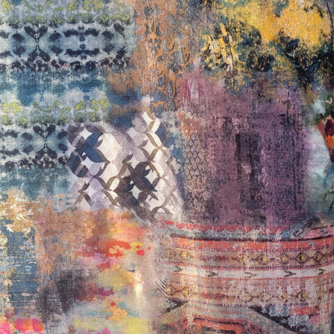 Swansong Carnival Contemporary Printed Velvet Swavelle Fabric