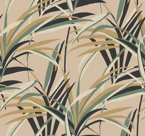 TC2608 Blush Tropical Paradise Wallpaper