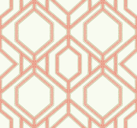 TC2636 Corla Sawgrass Trellis Wallpaper