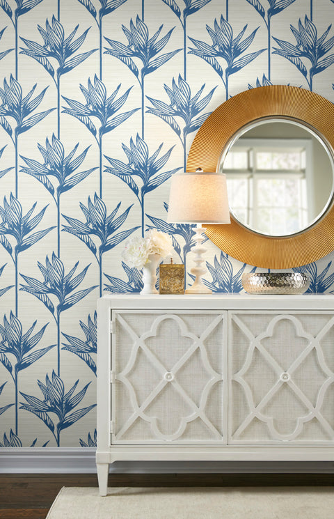 TC2671 Blue Bird Of Paradise Wallpaper