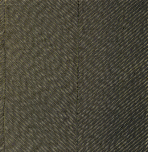 TC2696 Black Gold Palm Chevron Wallpaper