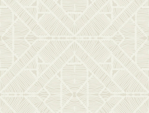 TC2702 Beige Diamond Macrame Wallpaper