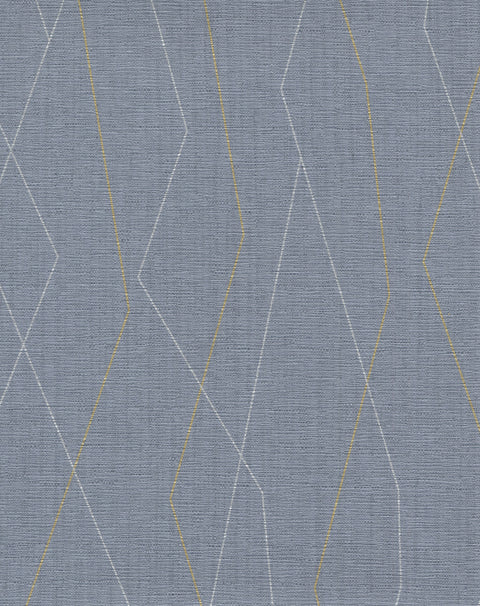 TD1020 Blues Diamond Fracture Wallpaper