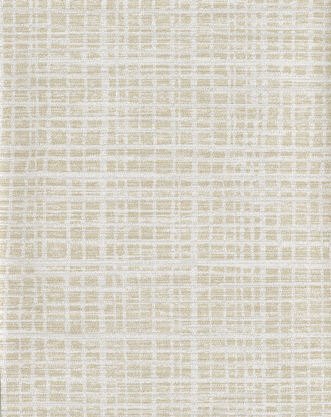TD1028 Beiges Washy Plaid Wallpaper
