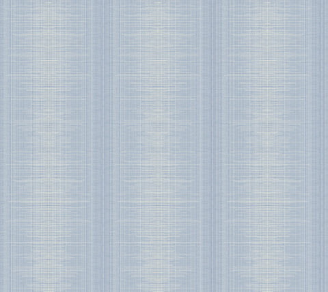 TL1960 Blue Silk Weave Stripe Wallpaper