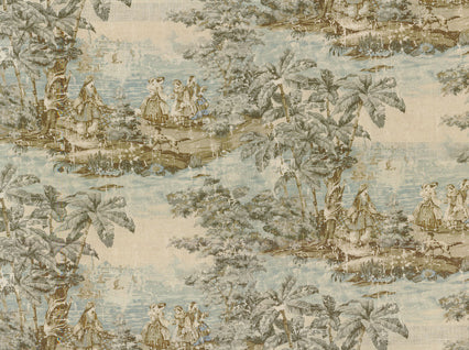 Bosporus Flax Covington Fabric