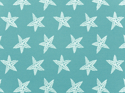 Star Fish Capri Blue Covington Outdoor Fabric