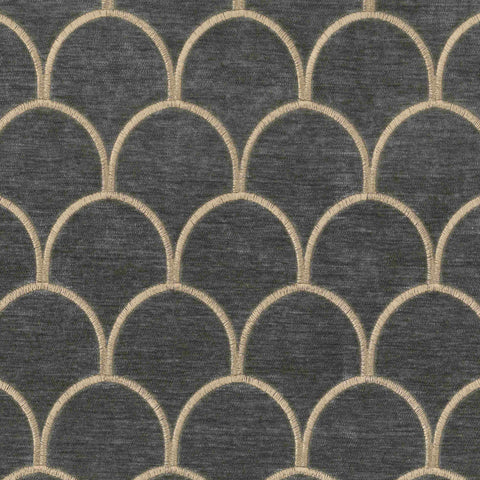 Arya Smoke Gold Regal Fabric