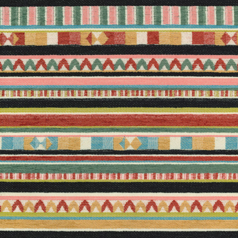 Crossing Ebony Regal Fabric