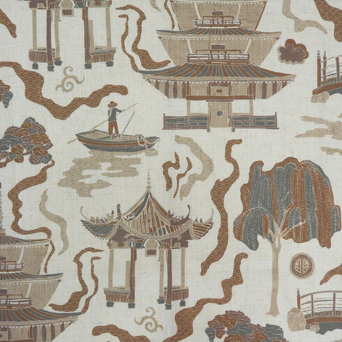 Kumano Flax Regal Fabric