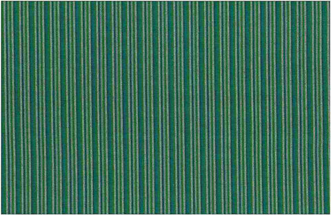 Portland Pinstripe Teal Multi Laura Kiran Fabric