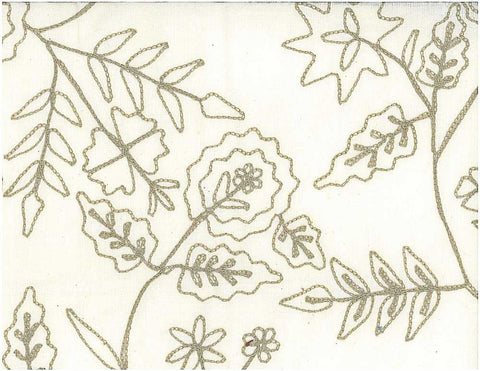 Romantic Vine Putty Laura Kiran Fabric