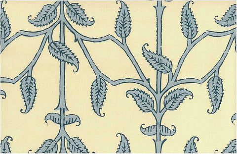Srinagar Print Soft Blue Laura Kiran Fabric