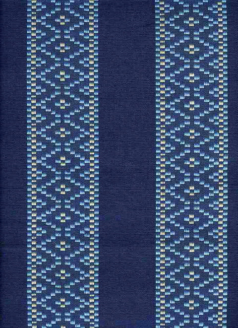Swedish Stripe Ocean Laura Kiran Fabric