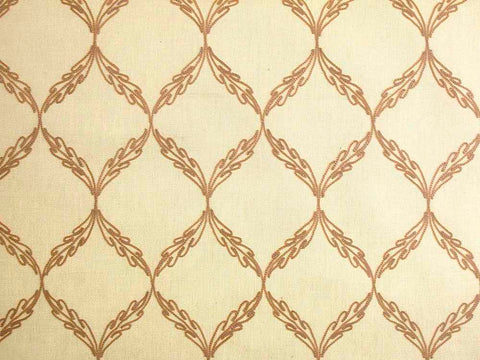 Trellis Almond Laura Kiran Fabric