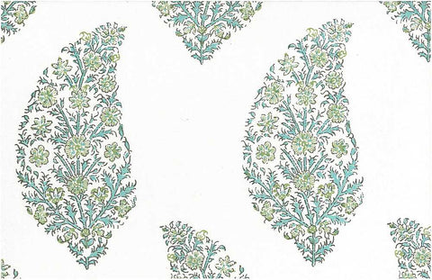 Zahara Print Lagoon Laura Kiran Fabric