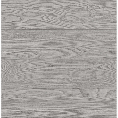 2540-24027 Salvaged Wood Grey Plank Wallpaper