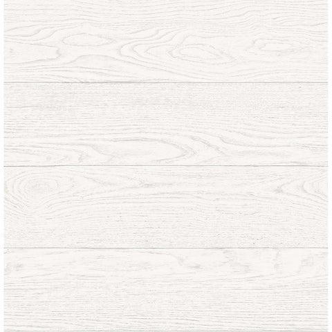 2540-24030 Salvaged Wood White Plank Wallpaper