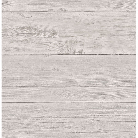 White Washed Boards Grey Shiplap Wallpaper