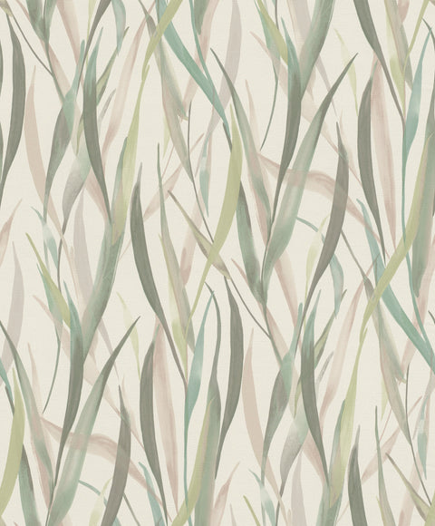 4202-330212 Willoughby Green Fronds Wallpaper