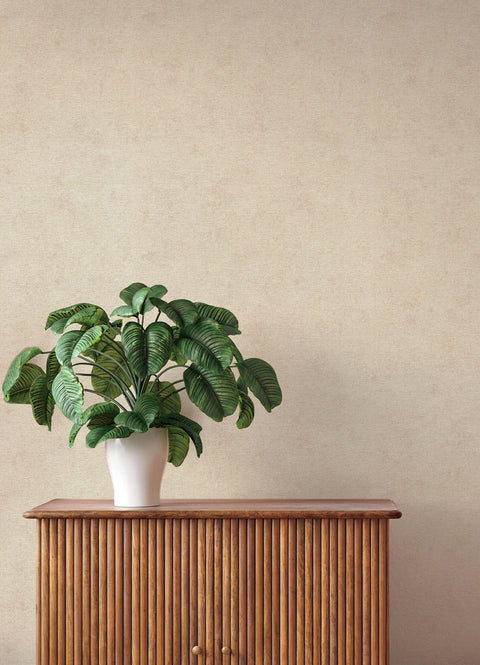 4202-408133 Cullen Mauve Faux Linen Wallpaper