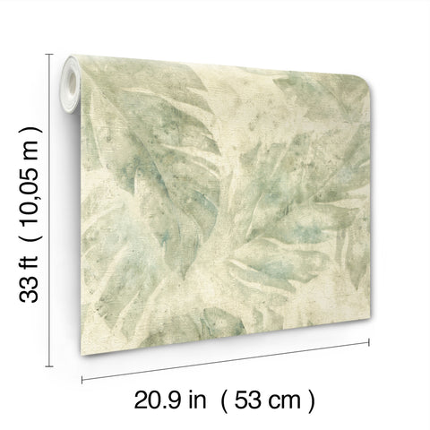 4202-416121 Sanne Green Palm Wallpaper