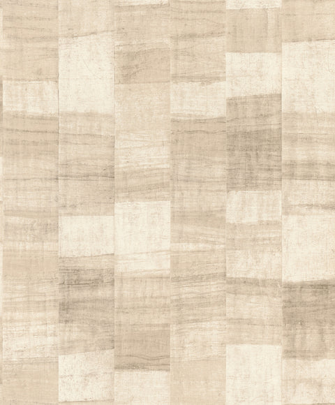 4202-570953 Ivo Beige Block Stripe Wallpaper