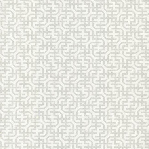 5802 White Dynastic Lattice Wallpaper