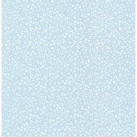 Gretel Light Blue Floral Meadow Wallpaper